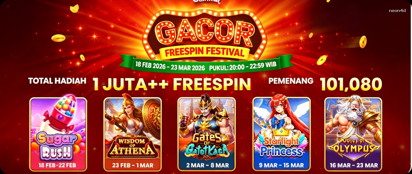 Login neon4d Sekarang Bonus Melimpah